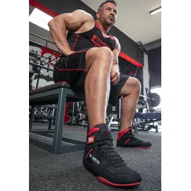 Gorilla Wear Herren Rot/Schwarz 47