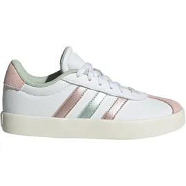 Adidas Vl Court 3.0 Sportschuhe - Ftwr White / Linen Green Met / Sandy Pink Met - EU 32