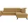 sit&more Ecksofa SIT & MORE "Astoria L-Form", gelb (dijon), B:256cm H:91cm T:225cm, 100% Polyester, Sofas, Ecksofa, wahlweise mit motorischer Relaxfunktion