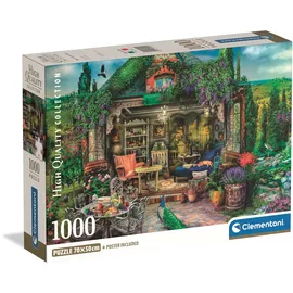 CLEMENTONI Puzzle Wine Country Escape 1000 Teile Erwachsene - HQ Collection - 70 x 50 cm - Anspruchsvolles Puzzle 14-99 Jahre - 39951