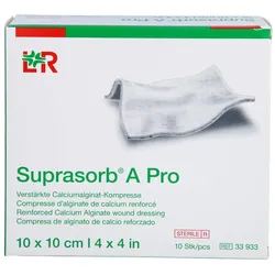 Suprasorb A Pro Calciumalginat Kompr.10x10 Cm