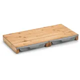 Zeller Schneidebrett-Set Bambus 3-teilig 50 x 28,5 x 4,5 cm Beige/Braun