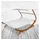 purehaven Loungebett 220 x 168 x 135 cm Creme