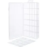 InLine InLine® Kleinteilebox, 18 Fächer, Abmessungen: 207x110x27mm, transparent