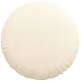 vidaXL Sitzkissen 2 pcs Creme Ø50 cm Cordstoff
