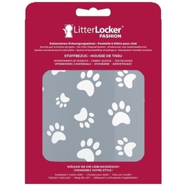 Litter Locker LitterLocker Fashion 10453 Stoff-Bezug Cat Paws Grey