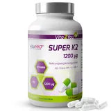 Vita2You Super K2 - 1200μg - Vitamin K2 - 120 Kapseln - MK7 und MK4 - vitaMK7®