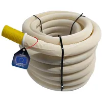 Tecuro Drainagerohr 5 Meter - DN 80, flexibel, gewellt