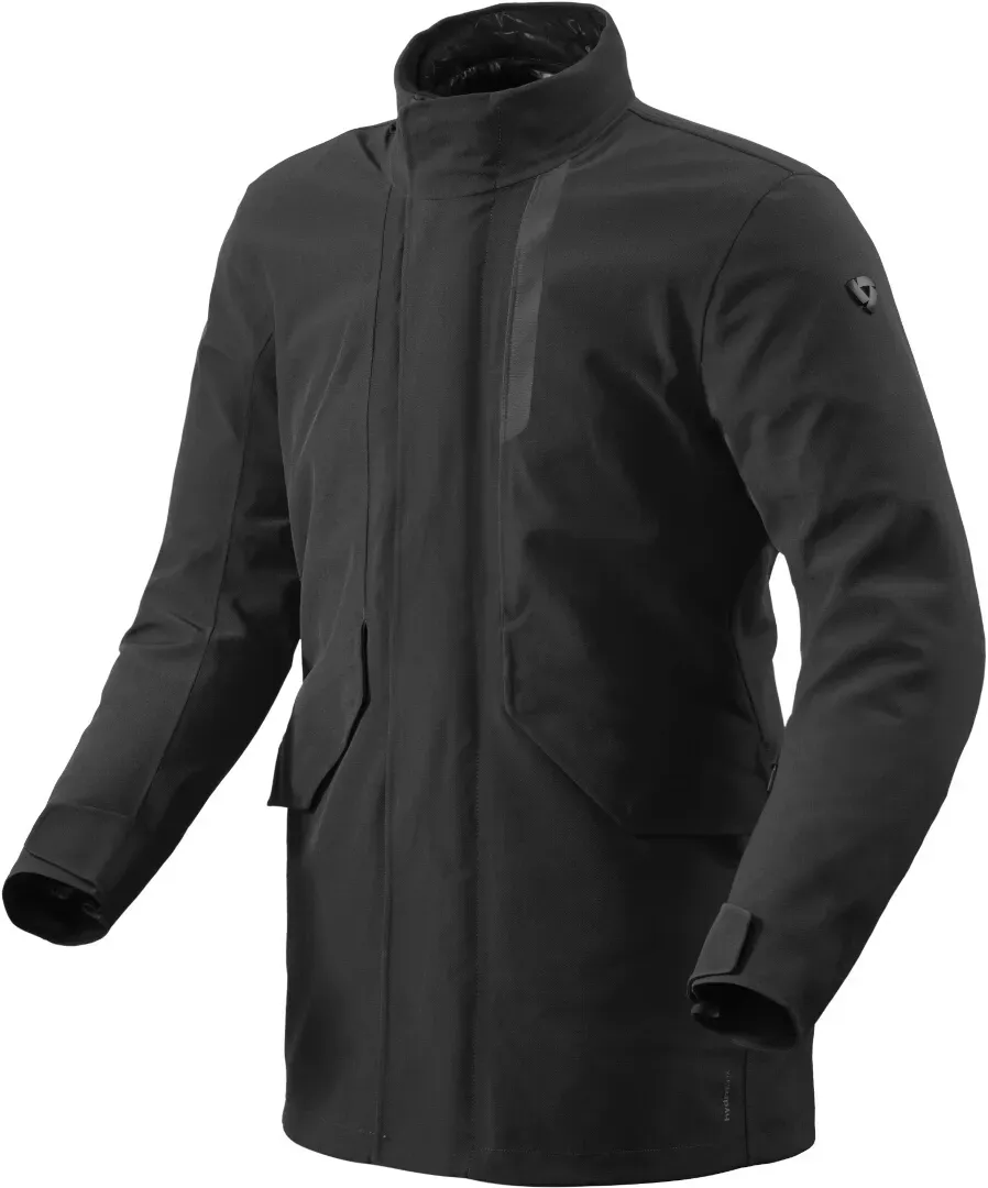 Revit Centro H2O wasserdichte Motorrad Textiljacke, schwarz, Größe L für Männer