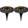 Star Trading Solarleuchte Kunststoff Ø 11 cm 2er Set schwarz