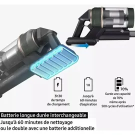 Samsung Bespoke Jet 85 CompleteClean VS20C85G4TB Midnight Blue