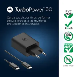 Motorola TurboPower 68W Charger USB-PD 3.0 GaN incl. USB-C Kabel
