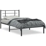 vidaXL 100 x 200 cm Schwarz