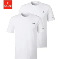 KangaROOS T-Shirt, (2er-Pack), mit KangaROOS Print auf der Brust,