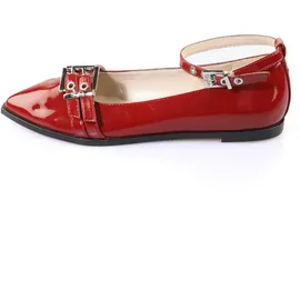 Buffalo Ballerinas in rot, Lack | Gr.: 41