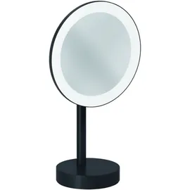 Kludi VELA R LED-Kosmetikspiegel 5899539F freistehend mattschwarz