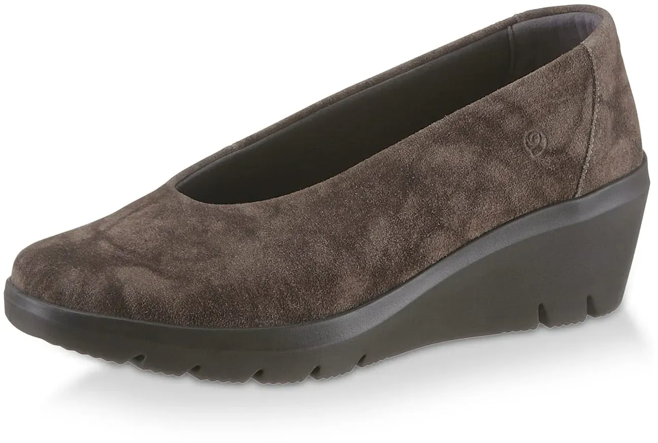 Slipper SUAVE Gr. 42, grau (taupe) Damen Schuhe