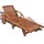 furnicato Sonnenliege 200 x 68 x 30-83 cm Braun