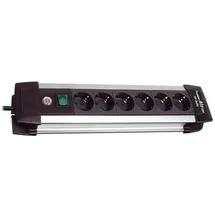 Brennenstuhl Steckdosenleiste 3 m Silber/Schwarz 6 St.