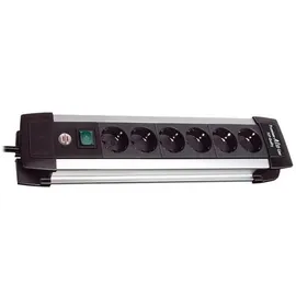 Brennenstuhl Steckdosenleiste 3 m Silber/Schwarz 6 St.