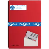 Pagna Unterschriftenmappe 20 Fächer rot