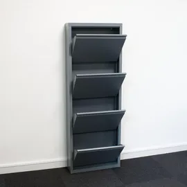 VCM ebuy24 Pisa Schuhschrank mit 4 Klappen/Türen