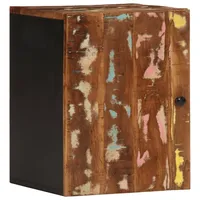 VidaXL Bad-Wandschrank 38x33x48 cm Altholz Massiv