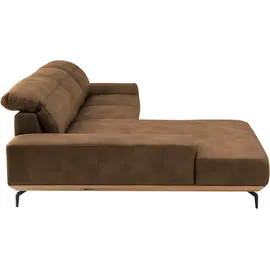 Musterring Eckcouch Leder 3-Sitzer Beige