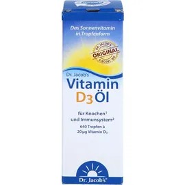 Dr. Jacob's Vitamin D3 Öl Tropfen 20 ml