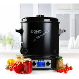 DOMO Einkochautomat 27 l Schwarz