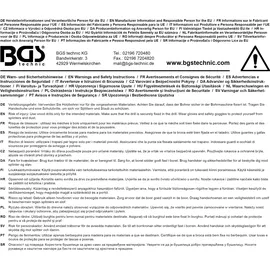 BGS Flachfräsbohrer-Satz 10 - 25 mm 6-tlg