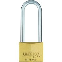 ABUS 26848 63 mm langem Bügel Messing Vorhängeschloss mit 7342, wendbar, gleichschließend