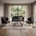 Mendler Sessel HWC-P30 Kunstleder 65 x 74 x 0 cm Schwarz