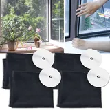 casativo Fliegennetz 130 x 150 cm Schwarz