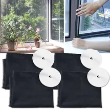 casativo Fliegennetz 130 x 150 cm Schwarz