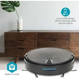 Nedis SmartLife Roboter-Staubsauger Random Schwarz