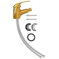 VidaXL Badezimmer Bidet Mischbatterie Golden 13x12 cm