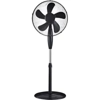 V-Tac Standventilator 125 cm höhenverstellbar Schwarz