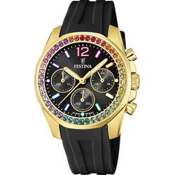 Festina Quarz Damen Boyfriend F20650/3 - schwarz - 38.1mm