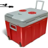 Briebe Tragbare Kühlbox für Auto 12V/220V Camper ROT|grau NO SIZE