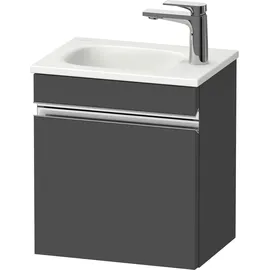 Duravit Sivida Waschtischunterbau, Türanschlag rechts, Griffleiste chrom, 400x295x440mm, zu Sivida, SV4649R10490000,