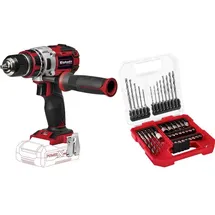 Einhell Akku-Bohrschrauber 18 V Li-Ion ohne Akku + 40-tlg. Bit- und Bohrerset