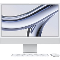 Apple iMac 24" iMac (23,5 Zoll, Apple Apple M3 M3, 10‐Core GPU, 24 GB RAM, 2000 GB SSD) silberfarben