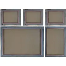 MCW Bilderrahmen, grau Holz, 51x36x1 cm, Bilder und Zubehör, Bilderrahmen, Bilderrahmen Holz