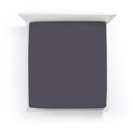 Formesse Spannbettlaken Bella Donna Jersey 120 x 200 - 130 x 220 cm grau