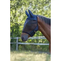 Covalliero Fliegenschutzmaske SuperFly mit Ohrenschutz Pony Navy