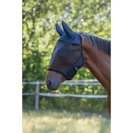 Covalliero Fliegenschutzmaske SuperFly mit Ohrenschutz Pony Navy