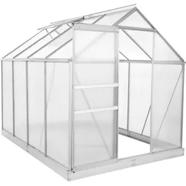 Zelsius Gewächshaus Alu HKP 6 mm 4,75 m² inkl. Fundament