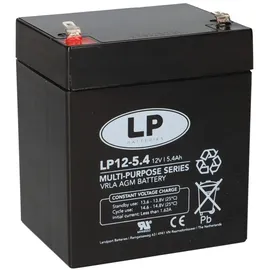 Landport Bleiakku 12V 5,4Ah AGM Batterie NSA LP12-5,4 T1