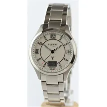 REGENT - 1502562 - Armbanduhr - Titanuhr - Solaruhr - Funkuhr - Herren - Silber/Grau
